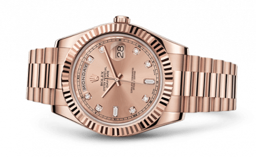 Rolex Day-Date II Everose Pink Diamonds 218235 -0008