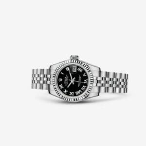 Rolex Lady-Datejust 26 Fluted Black Jubilee 179174-0096