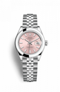 Rolex Lady-Datejust 28 Stainless Steel Domed / Jubilee / Pink 279160-0001