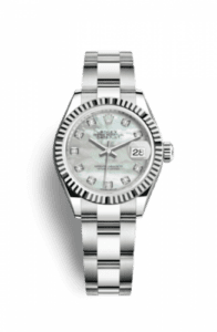 Rolex Lady-Datejust 28 Stainless Steel Fluted / MOP / Oyster 279174-0010