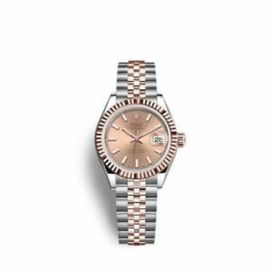 Rolex Lady-Datejust 28 Stainless Steel / Rose Gold / Fluted / Rose / Jubilee 279171-0023