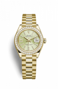 Rolex Lady-Datejust 28 Yellow Gold Diamond / President / Linden Diamonds 279138rbr-0003