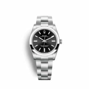 Rolex Oyster Perpetual 34 Stainless Steel / Black 124200-0002