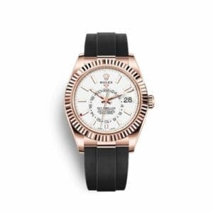Rolex Sky-Dweller Everose / White / Oysterflex 326235-0004