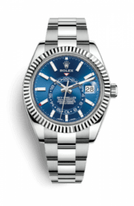 Rolex Sky-Dweller Stainless Steel / White Gold / Blue / Oyster 326934-0003