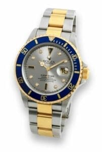 Rolex Submariner Date 16613 Serti Silver 16613 Serti Silver