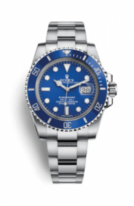 Rolex Submariner Date White Gold / Blue 116619lb-0001