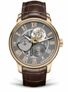 Schwarz Etienne La Chaux-de-Fonds Flying Tourbillon Red Gold / Grey WCF09TSE06RB21AA