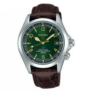 Seiko Mechanical Alpinist Stainless Steel / Green / Strap SARB017