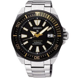Seiko Prospex Diver Samurai Stainless Steel / Black / Bracelet / Zimbe SRPC43