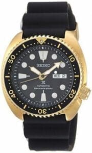 Seiko Prospex Diver Turtle Goldtone / Black / Rubber SRPC44
