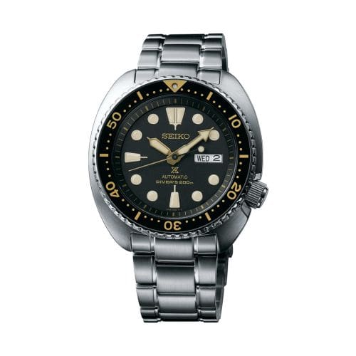 Seiko Prospex Diver Turtle Stainless Steel / Black / Bracelet SRP775