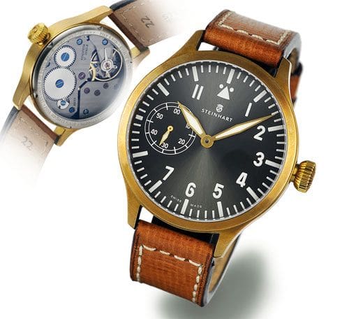 Steinhart Nav B-Uhr 47 Handwinding Bronze F0321