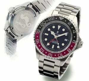 Steinhart Ocean 44 GMT Black - Red T0213