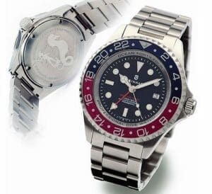 Steinhart Ocean 44 GMT Blue - Red T0214