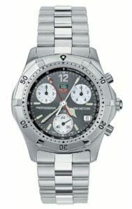 TAG Heuer 2000 Chronograph Stainless Steel / Grey / Bracelet CK1113.BA0328