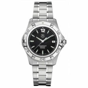 TAG Heuer Aquaracer 300M Calibre 5 38.4 Stainless Steel / Black / Bracelet WAF2110.BA0806