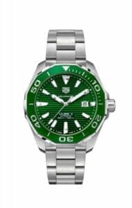 TAG Heuer Aquaracer 300M Calibre 5 41 Stainless Steel / Green / Steel WAY201S.BA0927