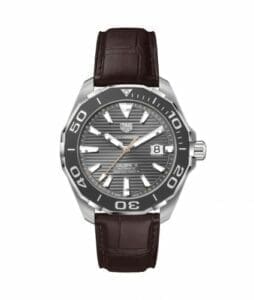 TAG Heuer Aquaracer 300M Calibre 5 43 Stainless Steel / Grey / Strap WAY201M.FC6474