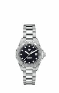 TAG Heuer Aquaracer 300M Calibre 9 Automatic 32 Stainless Steel / Black MOP - Diamond / Bracelet WBD2312.BA0740