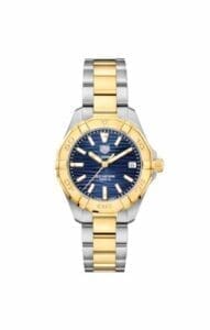 TAG Heuer Aquaracer 300M Calibre 9 Automatic 32 Stainless Steel / Yellow Gold / Blue WBD1325.BB0320