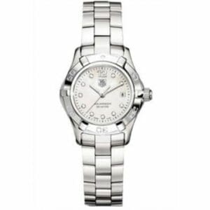TAG Heuer Aquaracer 300M Quartz 27 Stainless Steel / MOP - Diamond / Bracelet WAF1415.BA0824