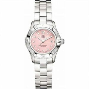 TAG Heuer Aquaracer 300M Quartz 27 Stainless Steel / Pink MOP - Diamond / Bracelet WAF141A.BA0824
