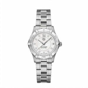 TAG Heuer Aquaracer 300M Quartz 32 Stainless Steel / MOP - Diamond / Bracelet WAF1312.BA0817