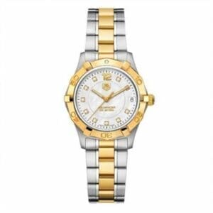 TAG Heuer Aquaracer 300M Quartz 32 Stainless Steel / Yellow Gold / MOP / Bracelet WAF1320.BB0820