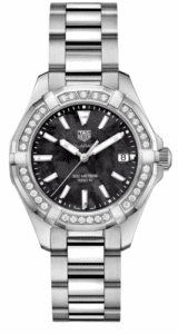 TAG Heuer Aquaracer 300M Quartz 35 Stainless Steel / Diamond / Black MOP / Bracelet WAY131P.BA0748