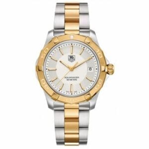 TAG Heuer Aquaracer 300M Quartz 40.5 Stainless Steel / Yellow Gold / Silver / Bracelet WAP1120.BB0832