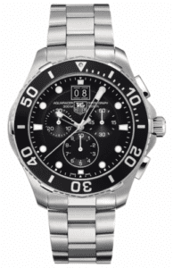 TAG Heuer Aquaracer 300M Quartz Chronograph 43 Stainless Steel / Black / Bracelet CAN1010.BA0821
