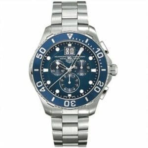 TAG Heuer Aquaracer 300M Quartz Chronograph 43 Stainless Steel / Blue / Bracelet CAN1011.BA0821