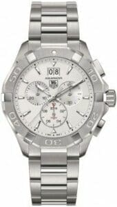 TAG Heuer Aquaracer 300M Quartz Chronograph 43 Stainless Steel / Silver / Bracelet CAY1111.BA0927