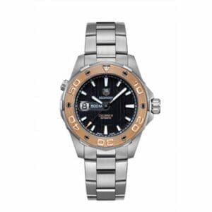 TAG Heuer Aquaracer 500M Calibre 5 43 Stainless Steel / Rose Gold / Black / Bracelet WAJ2150.BA0870