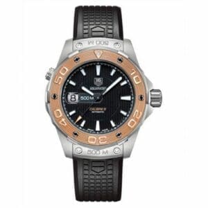 TAG Heuer Aquaracer 500M Calibre 5 43 Stainless Steel / Rose Gold / Black / Rubber WAJ2150.FT6015