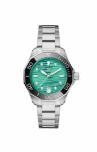 TAG Heuer Aquaracer Professional 300 36 Stainless Steel / Turquoise - Diamond / Bracelet WBP231K.BA0618