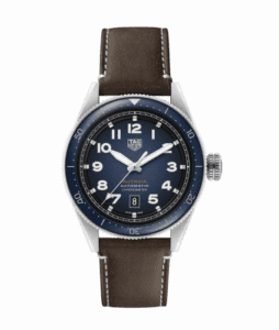 TAG Heuer Autavia Calibre 5 Stainless Steel / Blue / Leather WBE5116.FC8266