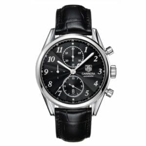 TAG Heuer Carrera Calibre 16 41 Heritage Stainless Steel / Black / Alligator CAS2110.FC6266