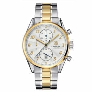 TAG Heuer Carrera Calibre 16 41 Heritage Stainless Steel / Yellow Gold / Silver / Bracelet CAS2150.BD0731