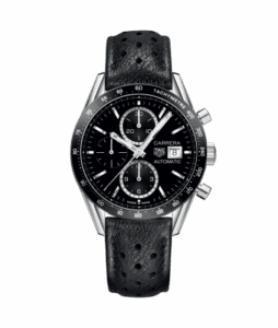 TAG Heuer Carrera Calibre 16 41 Stainless Steel / Black / Calf CV201AJ.FC6357