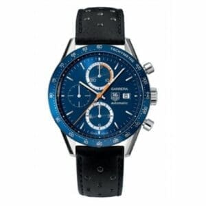 TAG Heuer Carrera Calibre 16 41 Stainless Steel / Blue / Calf CV2015.FC6205