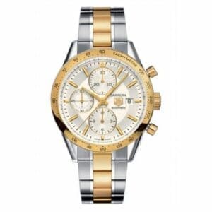 TAG Heuer Carrera Calibre 16 41 Stainless Steel / Yellow Gold / Silver / Bracelet CV2050.BD0789
