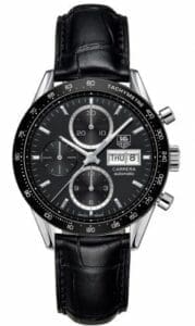 TAG Heuer Carrera Calibre 16 Day Date 41 Stainless Steel / Black / Alligator CV201AG.FC6266