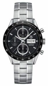 TAG Heuer Carrera Calibre 16 Day Date 41 Stainless Steel / Black / Bracelet CV201AG.BA0725