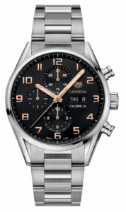 TAG Heuer Carrera Calibre 16 Day Date 43 Stainless Steel / Black / Bracelet CV2A1AB.BA0738