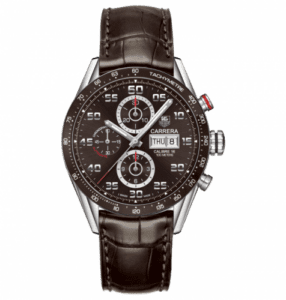 TAG Heuer Carrera Calibre 16 Day Date 43 Stainless Steel / Brown / Alligator CV2A1S.FC6236