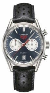 TAG Heuer Carrera Calibre 17 41 Stainless Steel / Blue / Calf CV211A.FC6335