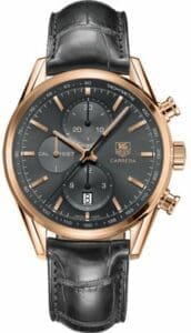 TAG Heuer Carrera Calibre 1887 41 Rose Gold / Grey / Alligator CAR2141.FC8182
