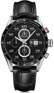 TAG Heuer Carrera Calibre 1887 43 Stainless Steel / Black / Alligator CAR2A10.FC6235